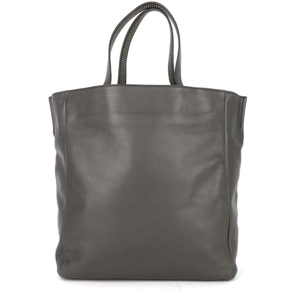 SAINT LAURENT Tote Reversible leather suede studded handbag - Picture 3 of 10